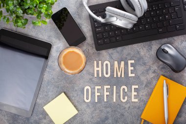 Klavye bilgisayarlı ofis metin masası akıllı telefon, ev bilgisayarları, çalışma alanı