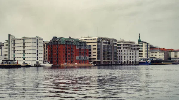 Moderna Hus Bergen Norge — Stockfoto