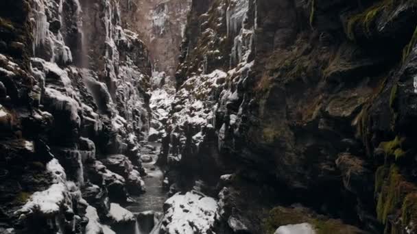 Cachoeira Bordalsgjelet Gorge — Vídeo de Stock
