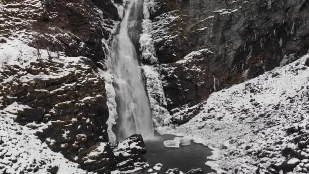 Wasserfall Der Bordalsgjelet Schlucht Voss Norwegen — Stockvideo