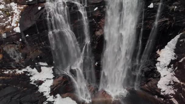 Cascada Garganta Bordalsgjelet Voss Noruega — Vídeo de stock