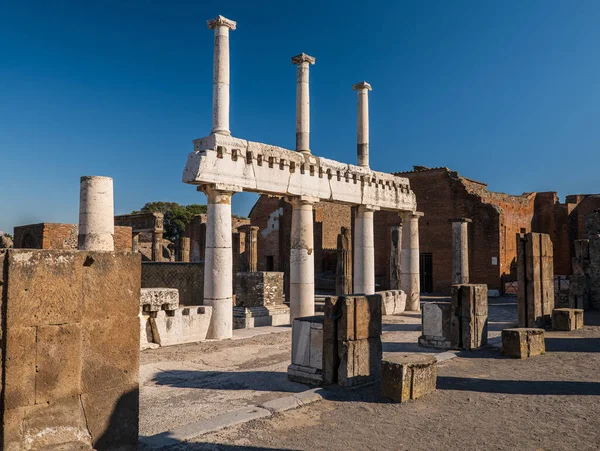 Rovine della famosa città di Pompei, Italia — Foto Stock