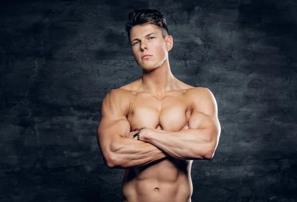 Shirtless sporty male — Stock Image Shirtless sporty male Stock Photo