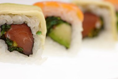 lezzetli suşi rulo