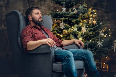 Sakallı adam köknar ağacı