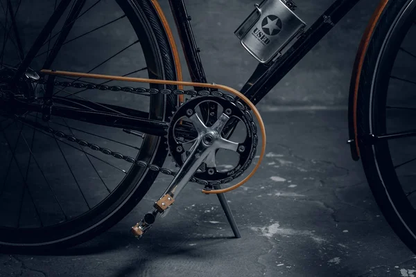 Vintage bicicleta hipster de una sola velocidad . — Foto de Stock