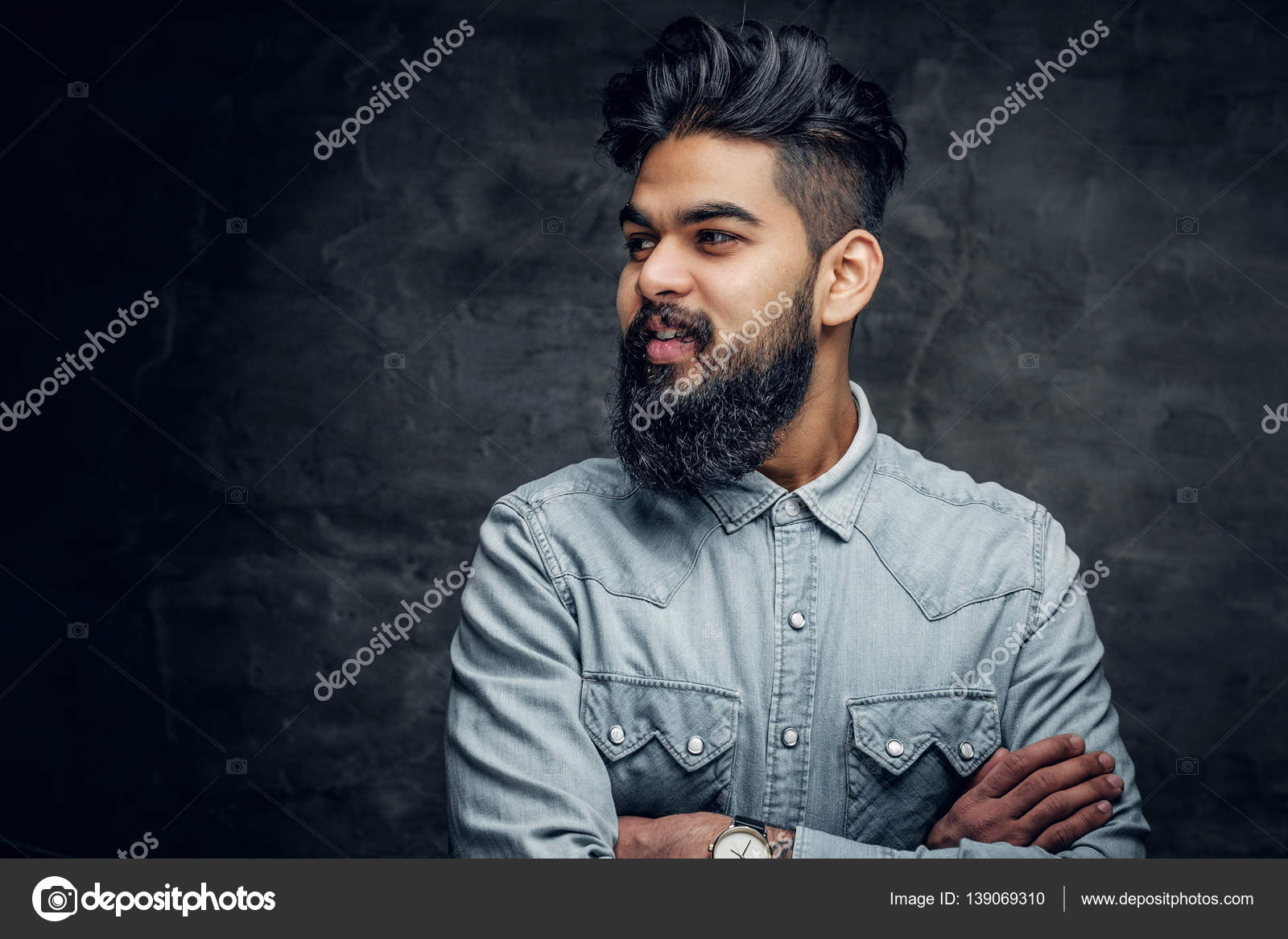 Bearded Indian man Stock Photo by ©fxquadro 139069310