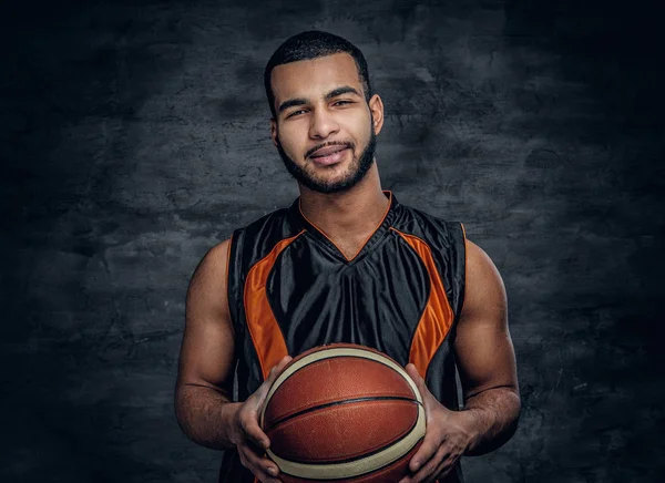 Giocatore di basket nero — Foto Stock