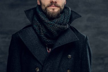 Yakışıklı sakallı adam.