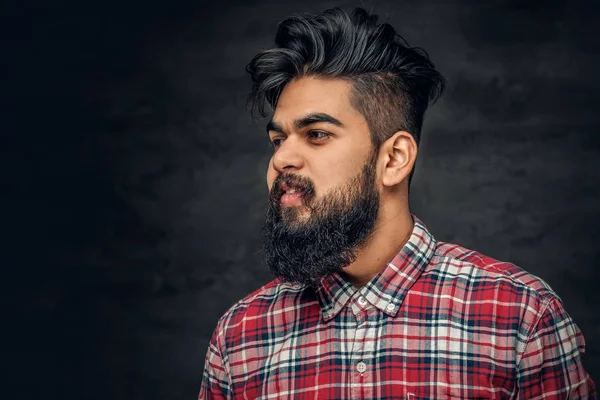 Attractive bearded Indian man
