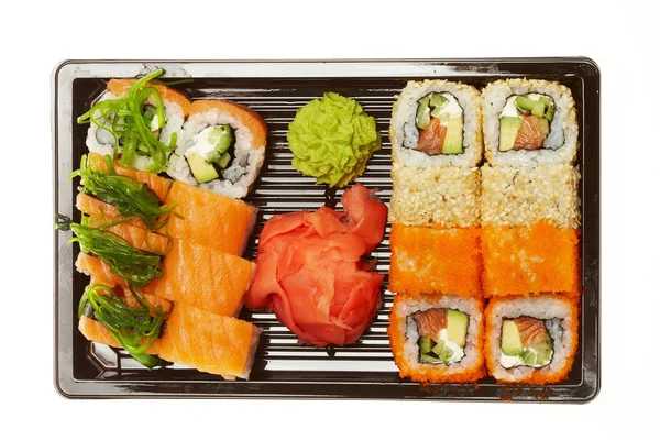 Diversi tipi di sushi — Foto Stock
