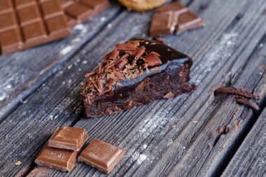 Lezzetli çikolatalı pasta