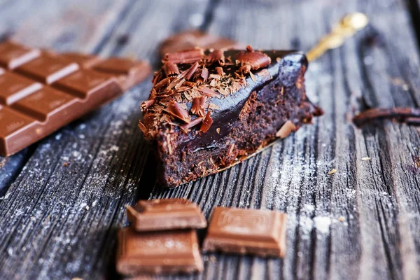 Bruin melkchocolade — Stockfoto