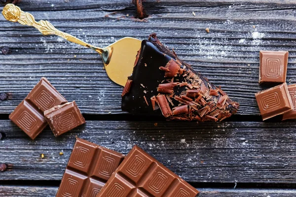 Brown milk chocolate — Stock Photo, Image