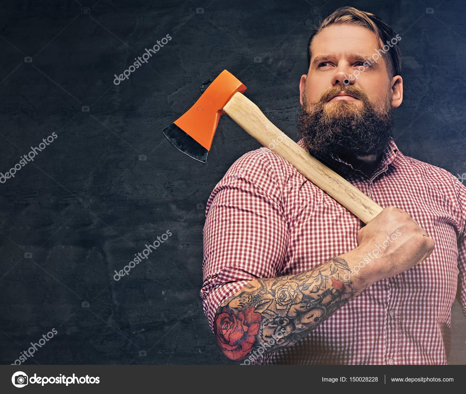 古い大斧 両手斧 重3.6㎏ 長1113㎜ 林業 山師 斧 鉞 鉈, image size:1600x1353