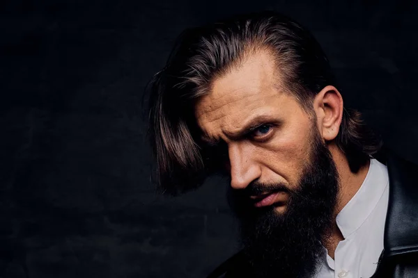 Портрет бородатого чоловіка — стокове фото