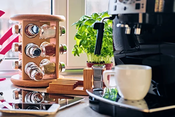 Máquina de café profissional para uso doméstico — Fotografia de Stock