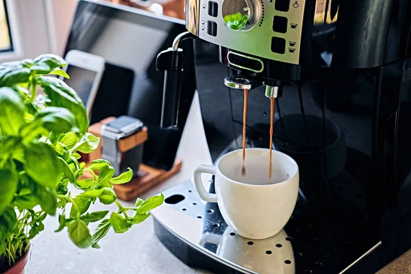 Máquina de café profissional para uso doméstico — Fotografia de Stock