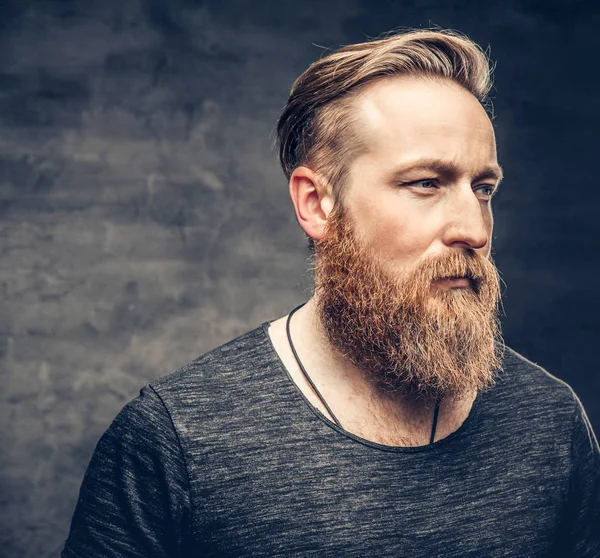 Bearded hipster male — Stock Photo, Image