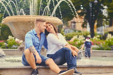 Çekici modern Çift 