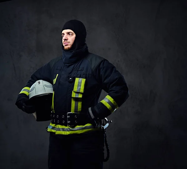 Ενιαία γενναίος πυροσβέστης — Φωτογραφία Αρχείου