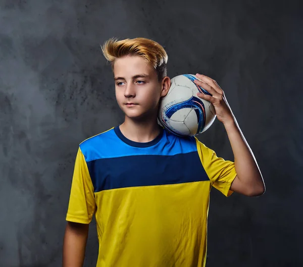 Portrét blond dospívající — Stock fotografie