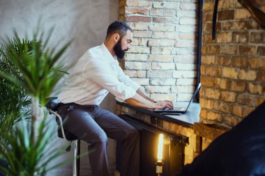 Şık sakallı erkek işleri