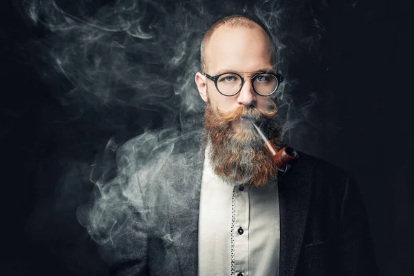 大胡子红发英国男性肖像 — 图库照片