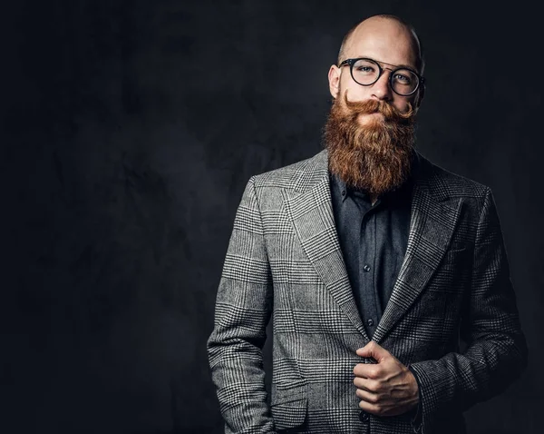 Retrato de estúdio do homem ruivo — Fotografia de Stock