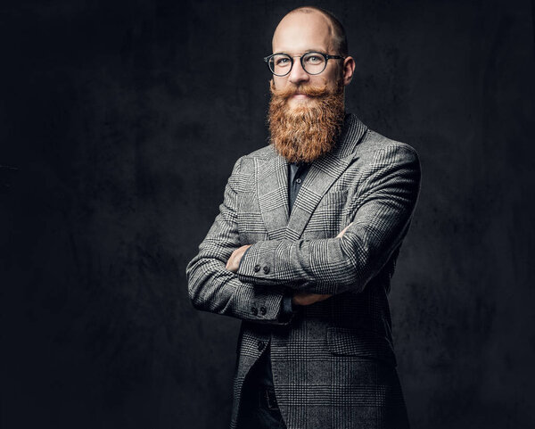 Aristocratic man dressed in a suit 