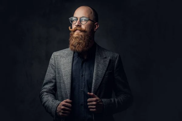 Studio portrait of redhead man — Stock Photo, Image