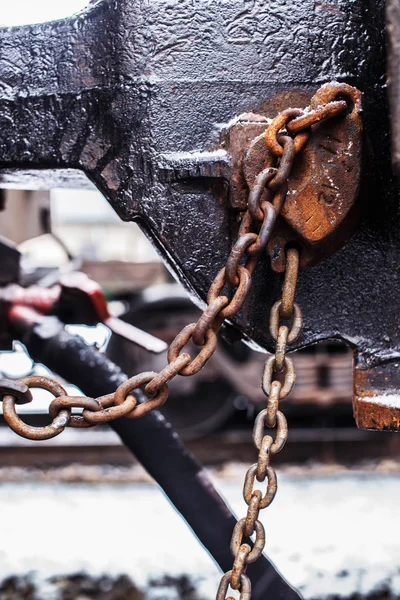 Delen van de spoorweg vervoer. — Stockfoto