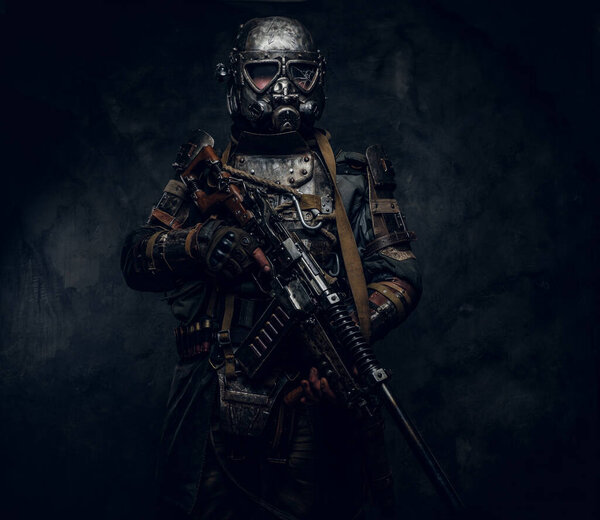 Портрет человека в хорошо сделанном киборге
