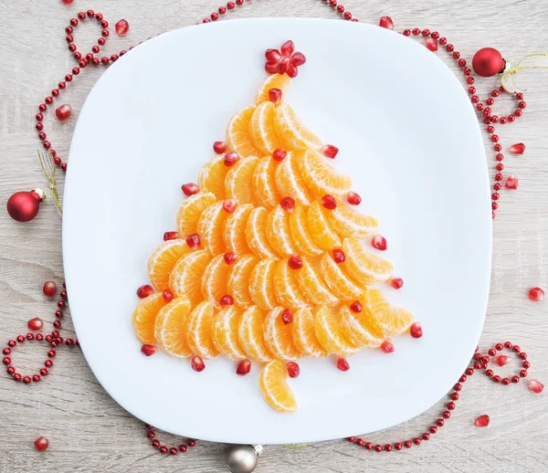 Dessert de fête de Noël sain - fond alimentaire du Nouvel An, blanc pour le texte Image En Vente