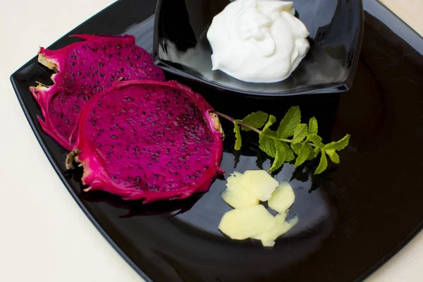 Kıyılmış Pitahaya - kırmızı iç