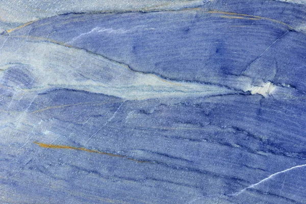 Modello Naturale Colore Blu Granito Lucido Fetta Minerale Super Alta — Foto Stock
