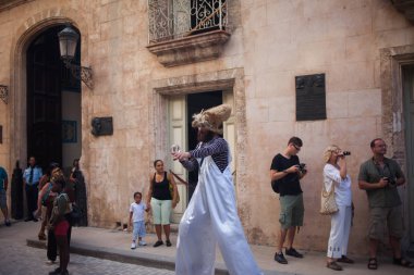 Havana, Küba - 3 Kasım 2012: Street karnaval Havana, Küba'nın başkenti