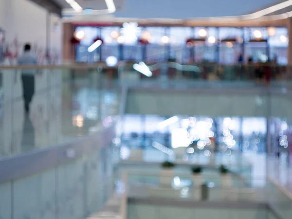 Abstrakte Unschärfe Shopping Mall Store Interieur. Einzelhandelsthemen Hintergrund — Stockfoto