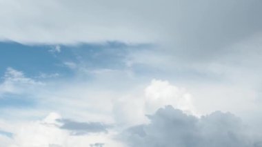 Bulutlar uçuyor, hızlı çekim, twilight