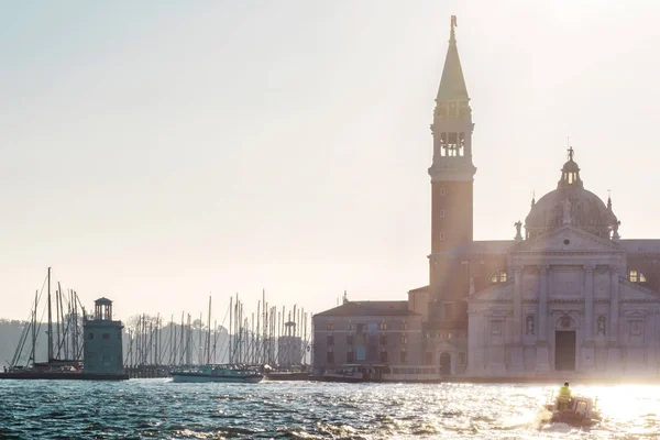 Kostel San Giorgio di Maggiore na obzoru — Stock fotografie