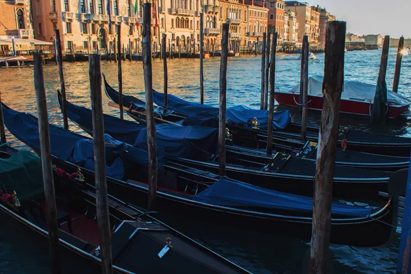 Dobré ráno, canal Grande v Benátkách — Stock fotografie