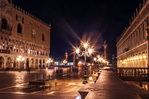 San Marco gece görünümü — Stok fotoğraf