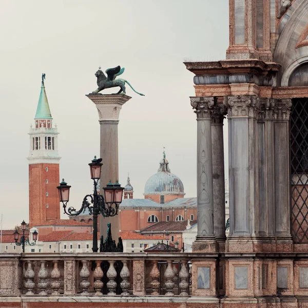 Венеция, вид на площадь Сан-Марко — стоковое фото