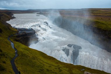 İzlanda, şelale altın yüzük Gullfoss turu