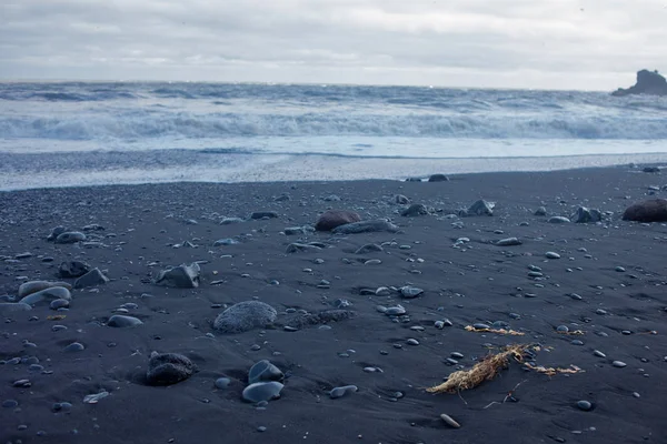 Iceland, black beaches. Beautiful landscape