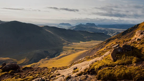 Islande, beau paysage de montagne — Photo