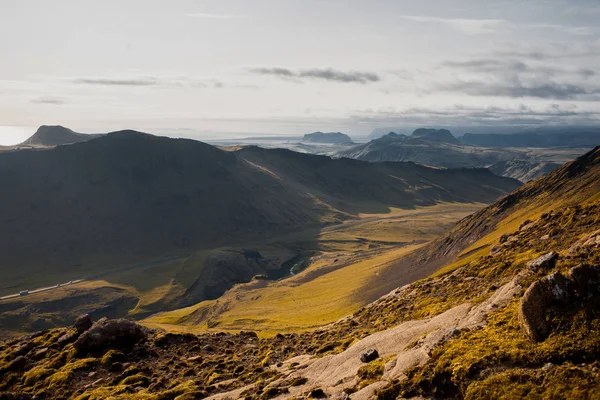 Island, schöne Berglandschaft — Stockfoto