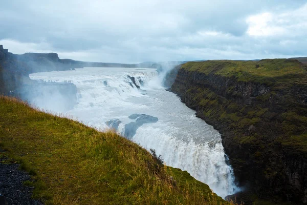 Islanda, cascata Gullfoss tour dell'anello d'oro — Foto Stock