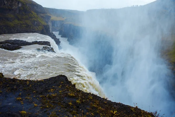 Ісландія, водоспад Гульфосс тур Золоте кільце — стокове фото