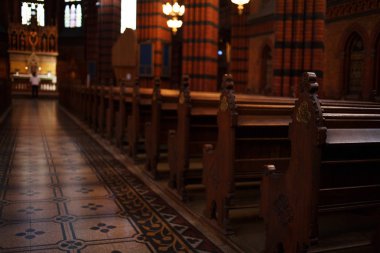 Gotik kilise Stokholm, İsveç.